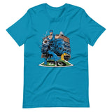 Alternative Hero - Campbell Premium Unisex t-shirt - Aqua /