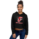 Alternative Hero - 8-Bit Detroit Hockey Crop Hoodie